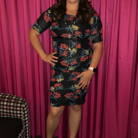 Lularoe floral dress - Picture 2 of 3